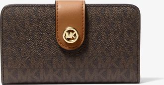 Michael Kors MK Pop Charm Medium Signature Logo Wallet