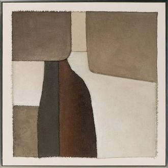 Schubiger M&ouml;bel Bild Brown Geometry 1