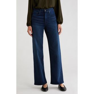 Madewell The Perfect Vintage Wide Leg Jeans in Kingston Wash at Nordstrom, Size 23 Tall