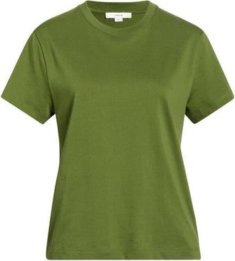 Vince Pima Cotton Crewneck T-Shirt in Herb at Nordstrom, Size Xx-Small