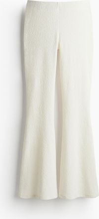H&M Jerseyhose mit Struktur - White