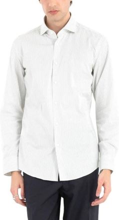 HUGO BOSS Hank Shirt - Heren - Zakelijke Overhemden - Wit - 2XL - Katoen - Overhemden