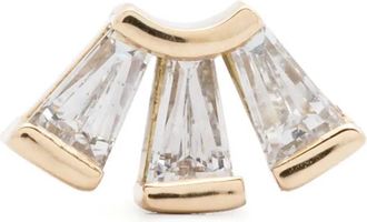 Maria Black 14K yellow gold Modular Fan diamond earring