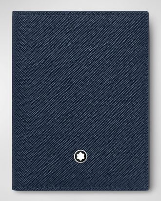 Montblanc Mens Sartorial Saffiano Bifold Card Holder