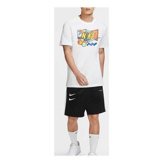Nike Sportswear Printing Short Sleeve Summer Futura White CW0427-100