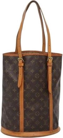 Louis Vuitton Pre-owned Bucket Bags, female, Brown, Size: ONE SIZE Pre-owned Bucket Bag