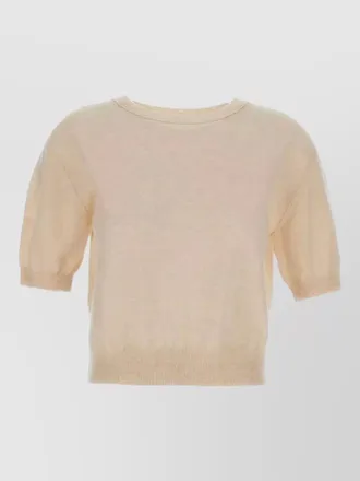 Lisa Yang genevra cashmere crew neck short sleeve