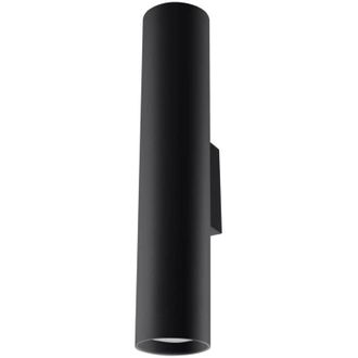 Wonderlamp Aplique De Pared Vaza Negro, 2 Luces
