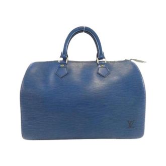 Louis Vuitton Pre-owned Handbags, female, Blue, Size: ONE SIZE Pre-owned Epi Boston Bag