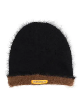 Guest In Residence Reversible Cashmere Winter Hat - Black