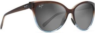 Maui Jim Oluolu Zonnebril - Dames - Zonnebrillen - Bruin - 57 MM - Nylon - Accessoires
