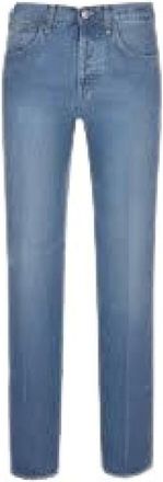 Dondup Jeans, Dames, Blauw, W25, Katoen, Palazzo Leg Jeans Jacklyn