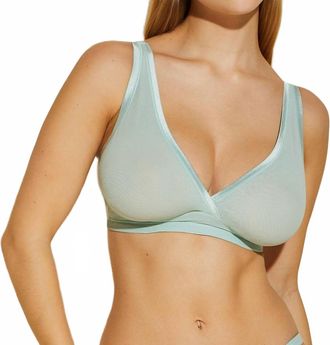 Cosabella Soire Confidence Ultra Curvy Bralette In Verde Umbria