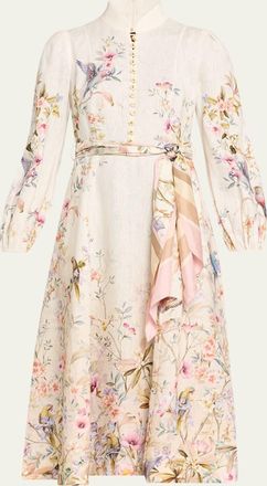 Zimmermann Rebellion Button Midi Dress
