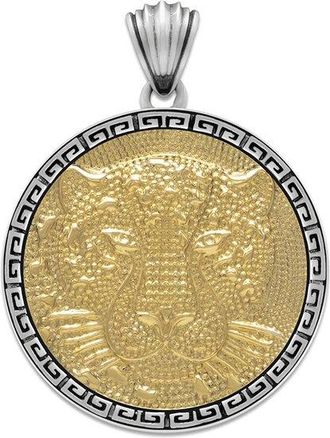 Samuel B. 18K & Silver Leopard Pendant