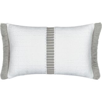 Elaine Smith Deluxe Boucle Textured Indoor & Outdoor Woven Accent Pillow in Cloud at Nordstrom, Size 12X20