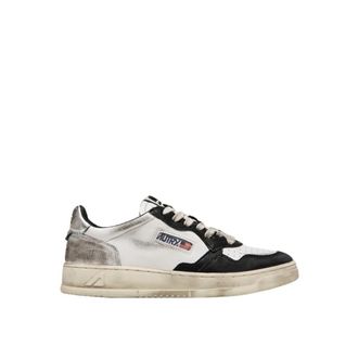 Autry Vintage Lage Sneakers met Iconisch Logo - Dames - Sneakers - Veelkleurig - 35 EU - Leer - Schoenen