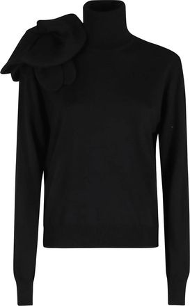 Moschino Maglia - Dames - Coltruien - Zwart - L - Truien & Vesten