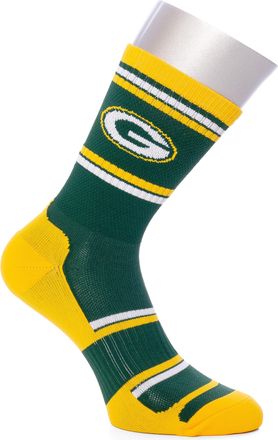 For Bare Feet Green Bay Packers NFL Performer II Socks, Green Bay Packers, M