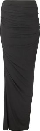 Entire studios Drape Skirt - Dames - Maxi Rokken - Zwart - L - Rokken