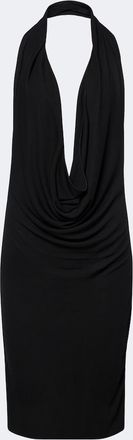 Gucci Draped halterneck cr&ecirc;pe jersey minidress