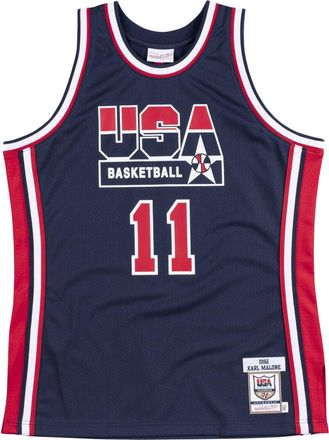Mitchell & Ness Authentic Jersey Team USA 1992 Karl Malone Navy Red AJY4GS18416-USANAVY92KMA