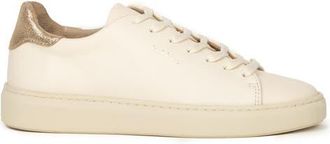 Bobbies Sanna Sneakers in Cream & Iridescent Champagne at Nordstrom, Size 10.5