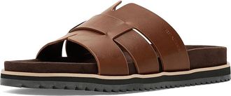 Kenneth Cole Calen Mens Sandals Dark Natural : 10 M, Faux Leather