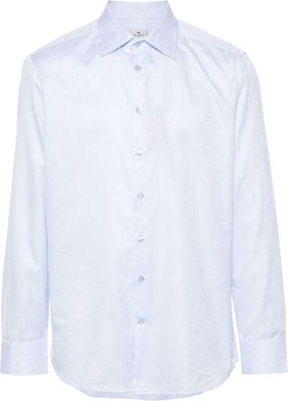 Etro paisley-pattern cotton shirt - men - Cotton - 41 - Blue
