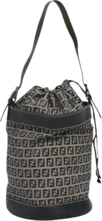 Fendi Pre-owned FF Logo Mon Tresor Bucket Bag - Dames - Vintage Tas - Veelkleurig - ONE Size - Leer - Vintage