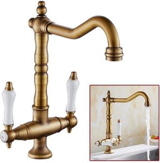 OEM color: Bronce. El Paquete Incluye: 1 Grifo De Fregadero De Cocina + Manguera De Instalaci&oacute;n + Accesorios
