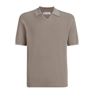 Brunello Cucinelli V-neck Short-sleeve T-shirt