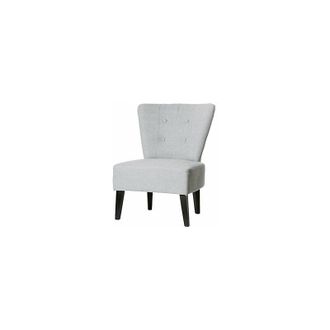 Paperflow Paperflow - Sill&oacute;n Brighton Patas De Madera Maciza Gris Claro