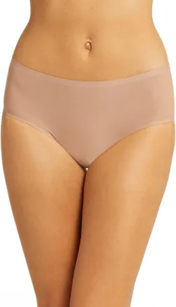 Chantelle Soft Stretch Seamless Hipster Panties in Coffee Latte at Nordstrom