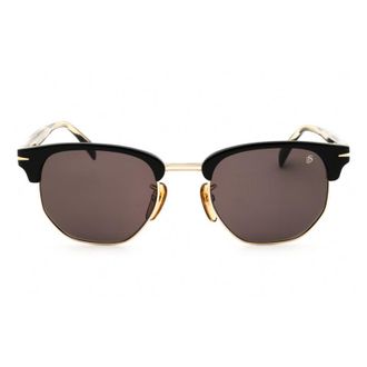 David Beckham Browline Full Rim Sunglasses - Black