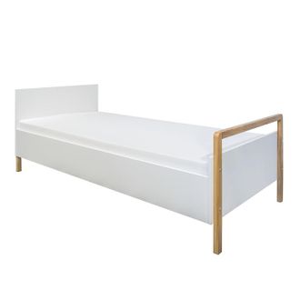 Les Tendances Cama 80x180 Somier Incluido Kocot Kids Victor Blanco Y Roble
