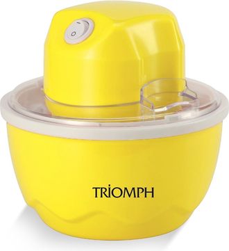 Triomph M&aacute;quina Para Hacer Helado Amarillo Triunf&oacute; Etf1839 500 Ml - Tiempo De Enfriamiento De 12 Horas