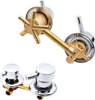 OEM Grifo Mezclador Para Cabina De Ducha, Salida De Agua De 5 V&iacute;as Con Rosca/intubaci&oacute;n, Distancia Entre Centros De 10 Cm/12,5 Cm, Grifo Para Cabina De Du