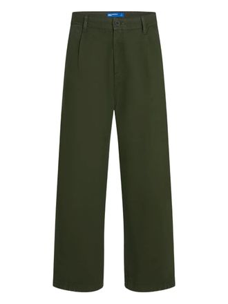 Karl Lagerfeld relaxed-fit chino trousers - Green