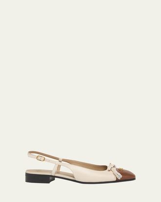 Valentino Garavani Slingback Ballerina Pumps