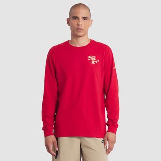 Nike San Francisco 49ers Rivalries Collection Essential Nike Mens NFL Long-Sleeve T-Shirt in Red | NKAC6DL9B-8U0
