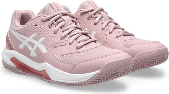 Asics Tennisschuh ASICS GEL-DEDICATE 8 CLAY, Damen, Gr. 37,5, morganite, wei&szlig;, Textil, Schuhe Tennisschuh, Sandplatzschuhe f&uuml;r Aschepl&auml;tze