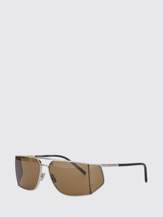 Saint Laurent Occhiali da sole modello aviatore in metallo con doppio ponte