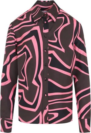 Pucci Camisa de Seda - Blouses & Shirts - Mujer - Multicolor - XS