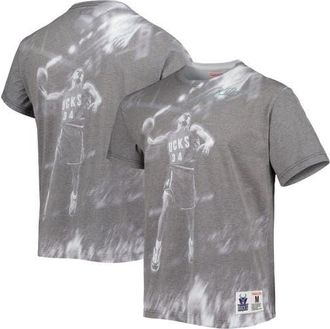 Mitchell & Ness Mens Mitchell & Ness Ray Allen Heather Gray Milwaukee Bucks Above The Rim T-Shirt at Nordstrom, Size Medium