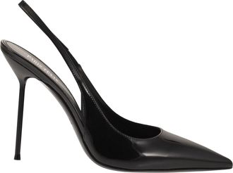 PARIS TEXAS Zapatos de tac&oacute;n con tira trasera Lidia 105 de charol