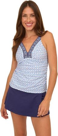 Cabana Life Classic Swim Skirt in Navy at Nordstrom, Size X-Large