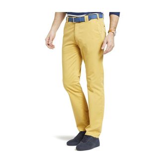 Meyer Slim-fit Trousers, male, Yellow, Size: 2XL Trousers