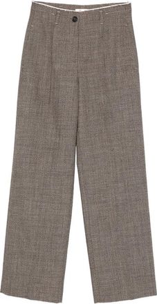 Tela Marl-effect Raw-edge Trousers
