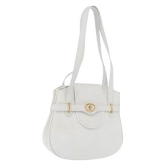 Dior Pre-owned Handbags, female, White, Size: ONE SIZE Pre-owned Vintage Shoulder Bag
